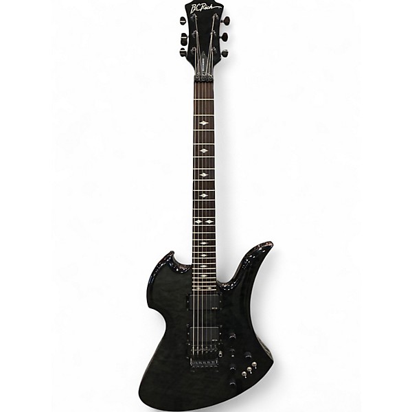 Used B.C. Rich Mockingbird ST Trans Black Solid Body Electric Guitar