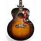 Used Gibson Custom 1957 SJ200 Vintage Sunburst Acoustic Electric Guitar
