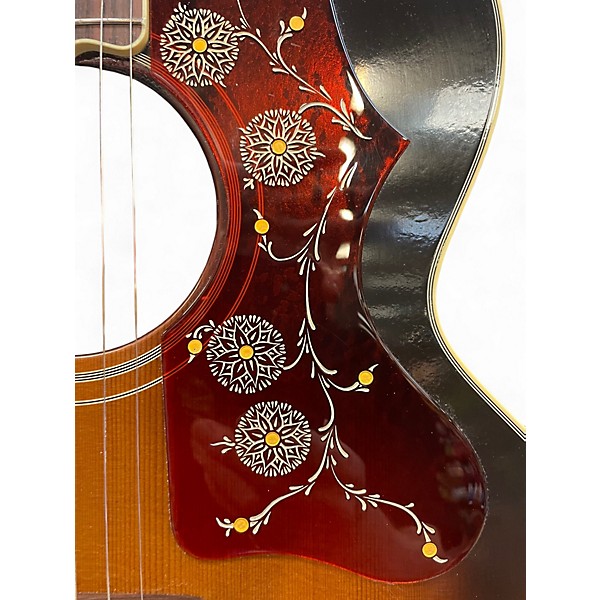 Used Gibson Custom 1957 SJ200 Vintage Sunburst Acoustic Electric Guitar