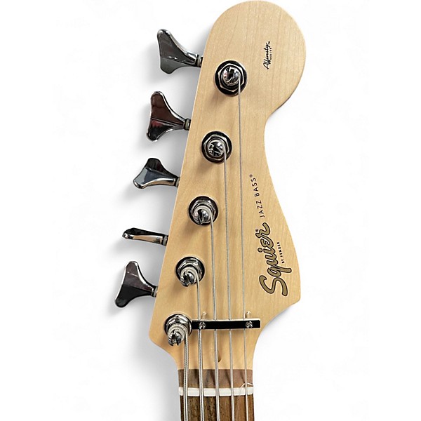Used Squier Affinity Jazz Bass V 5 String 3 Tone Sunburst Electric Bass Guitar