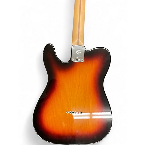 Used Fender Player Telecaster 3 Tone Sunburst Solid Body Electric Guitar