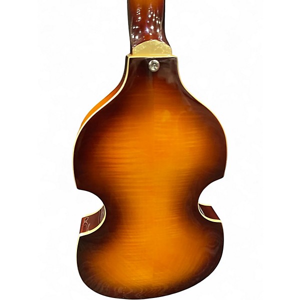 Used Hofner b bass hi series  2 Tone Sunburst Electric Bass Guitar