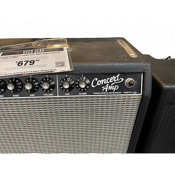 Used Fender CONCERT AMP Tube Guitar Combo Amp
