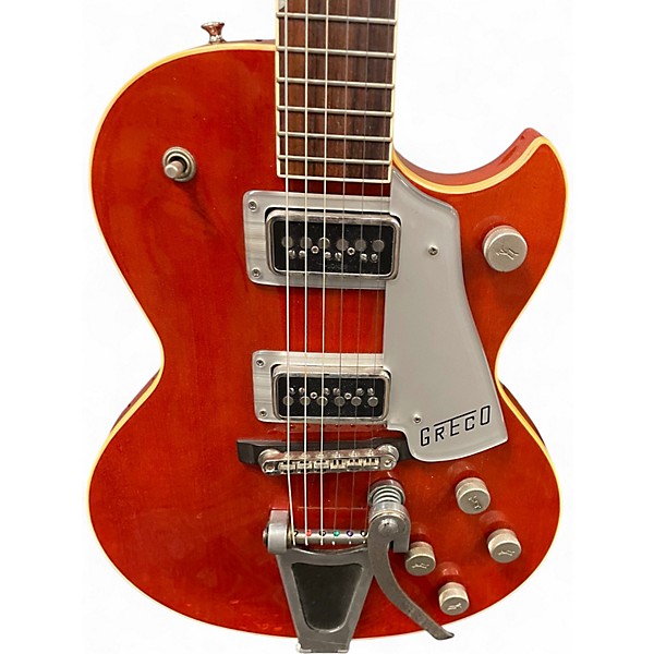 Used Greco RJ-85 Orange Solid Body Electric Guitar