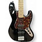 Used Squier Affinity Jazz Bass Black Electric Bass Guitar