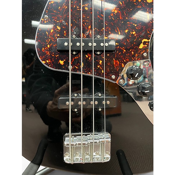 Used Squier Affinity Jazz Bass Black Electric Bass Guitar