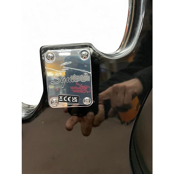 Used Squier Affinity Jazz Bass Black Electric Bass Guitar