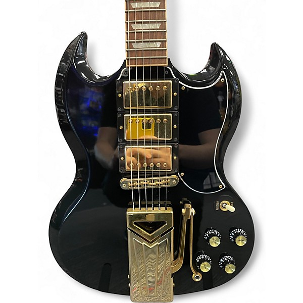 Used 2015 Gibson SGS3 with Sideways Vibrola Ebony Solid Body Electric Guitar