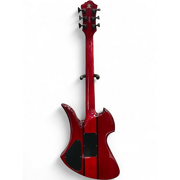Used B.C. Rich MGSTTR Mockingbird ST Trans Red Solid Body Electric Guitar