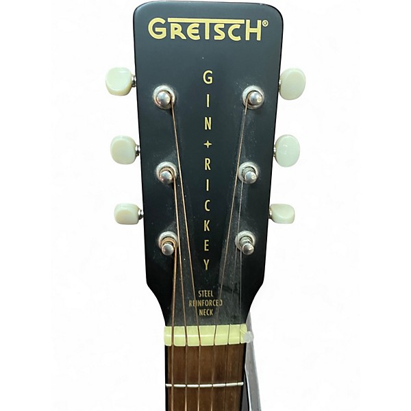 Used Gretsch Guitars G9520E Black Acoustic Electric Guitar