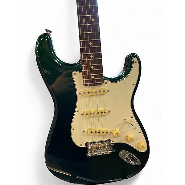 Used Fender Player Stratocaster Emerald Green Solid Body Electric Guitar