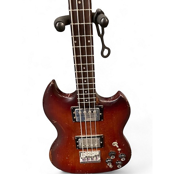 Used Guild Jetstar JS-II Worn Cherry Electric Bass Guitar