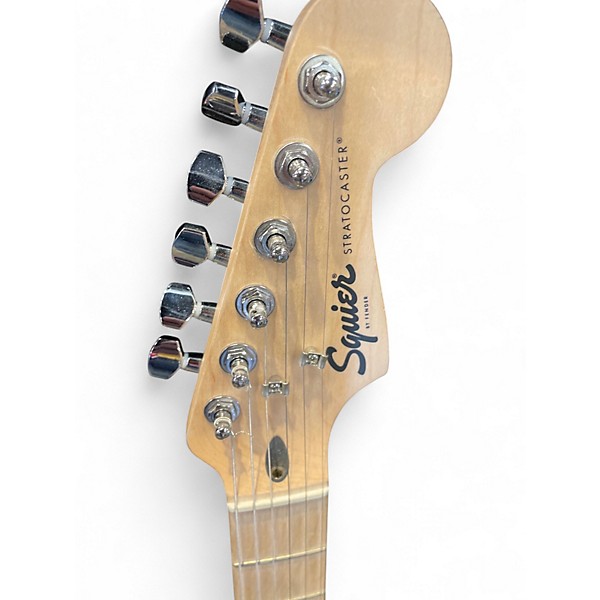 Used Squier Bullet Stratocaster Red Solid Body Electric Guitar