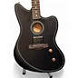 Used Fender Acoustasonic standard Jazzmaster Black Acoustic Electric Guitar