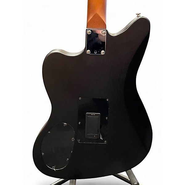 Used Fender Acoustasonic standard Jazzmaster Black Acoustic Electric Guitar