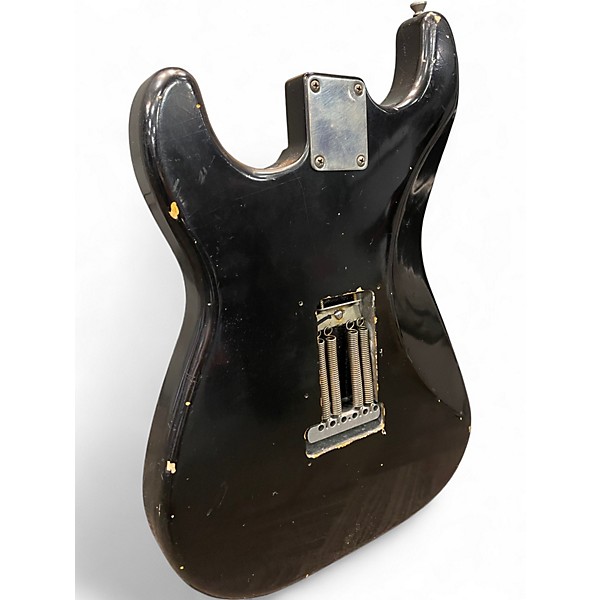 Used Danocaster Doublecut S Black Relic Solid Body Electric Guitar