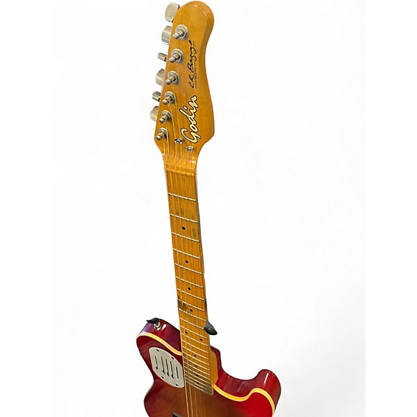 Used Godin Acousticaster LR BAGGS Cherry Sunburst Acoustic Electric Guitar