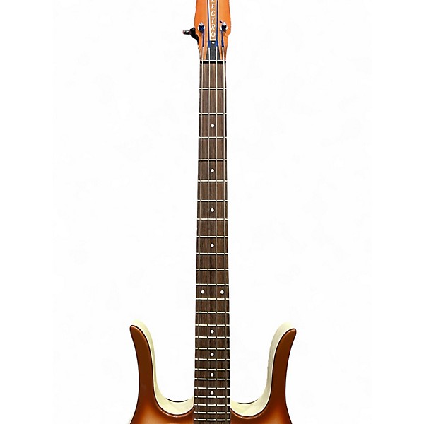 Used Danelectro Dead-On 58 Longhorn LH 2 Color Sunburst Electric Bass Guitar