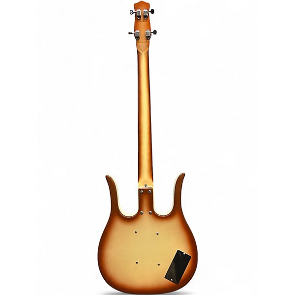 Used Danelectro Dead-On 58 Longhorn LH 2 Color Sunburst Electric Bass Guitar