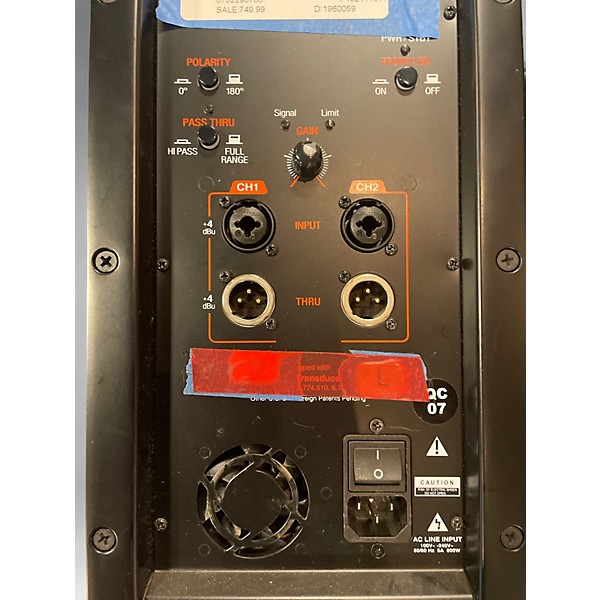 Used JBL PRX718XLF Unpowered Subwoofer