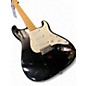 Used 2002 Fender Standard Stratocaster Black Solid Body Electric Guitar
