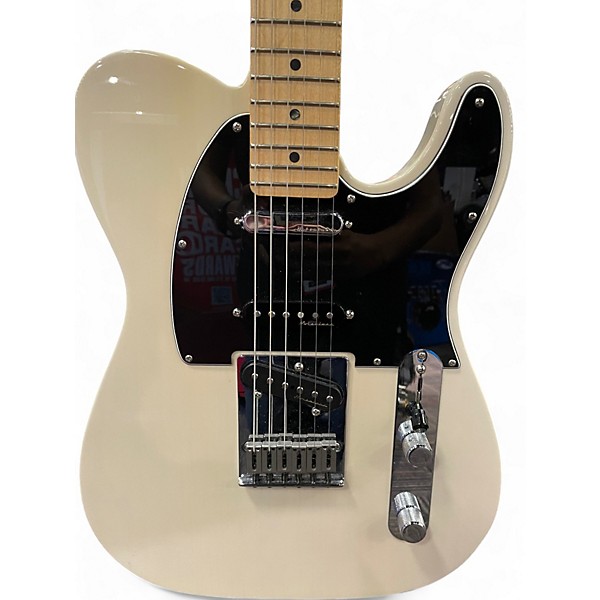 Used Fender Deluxe Nashville Telecaster WHITE CREAM Solid Body Electric Guitar