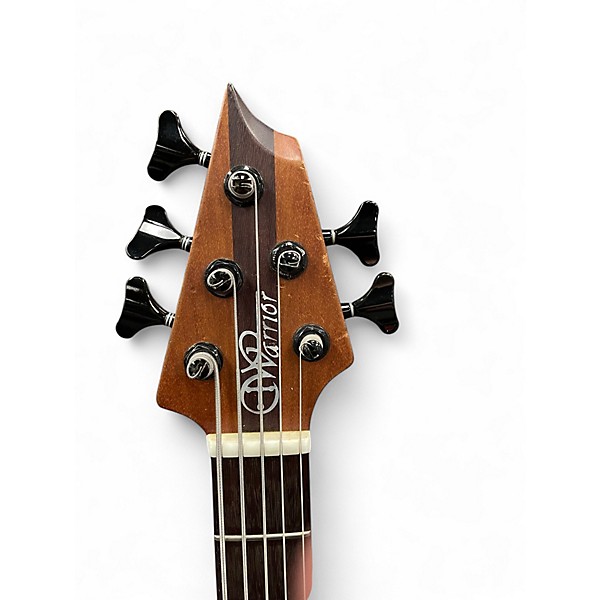 Used Warrior S208 Natural Electric Bass Guitar