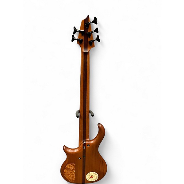 Used Warrior S208 Natural Electric Bass Guitar