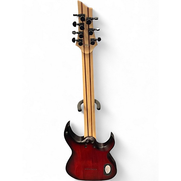 Used Schecter Guitar Research SUNSET EXTREME LEFT HANDDED SCARLET BURST Solid Body Electric Guitar