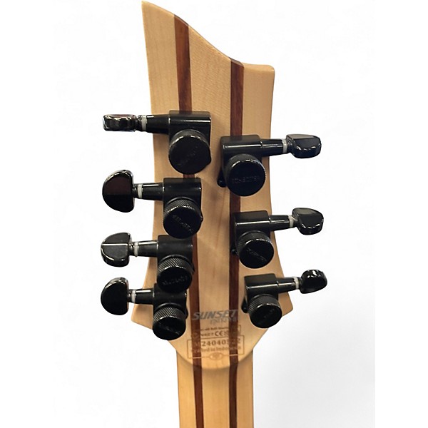 Used Schecter Guitar Research SUNSET EXTREME LEFT HANDDED SCARLET BURST Solid Body Electric Guitar