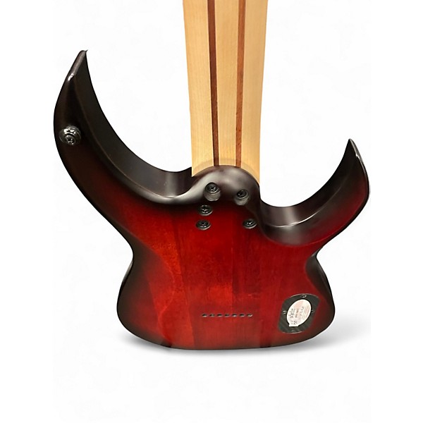 Used Schecter Guitar Research SUNSET EXTREME LEFT HANDDED SCARLET BURST Solid Body Electric Guitar