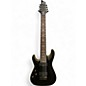 Used Schecter Guitar Research DEMON-8 LEFT HANDED Satin Black Solid Body Electric Guitar thumbnail