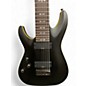 Used Schecter Guitar Research DEMON-8 LEFT HANDED Satin Black Solid Body Electric Guitar
