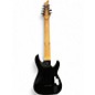 Used Schecter Guitar Research DEMON-8 LEFT HANDED Satin Black Solid Body Electric Guitar
