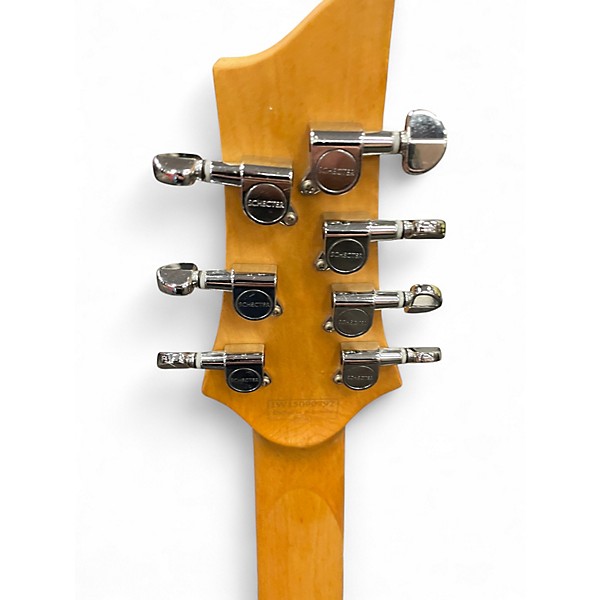 Used Schecter C7 DELUXE LEFT HANDED SATIN BLACK Electric Guitar