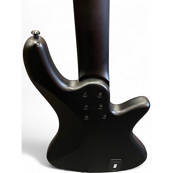 Used Schecter Guitar Research STILETTO STEALTH 5 LH Satin Black Electric Bass Guitar