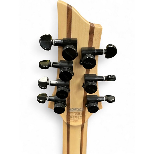 Used Schecter Guitar Research SUNSET TRIAD LEFT HAND GLOSS BLACK Electric Guitar