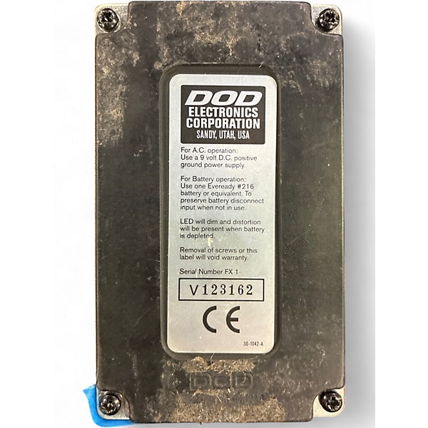 Used DOD FX86 Death Metal Effect Pedal