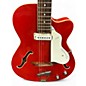 Vintage 1967 VOX TORNADO Wine Red Hollow Body Electric Guitar