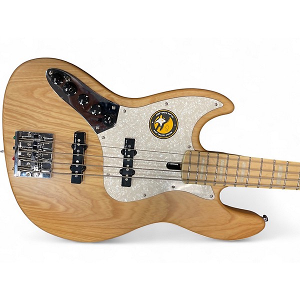 Used Sire Marcus Miller V7 Swamp Ash LEFT HANDED Natural Electric Bass Guitar