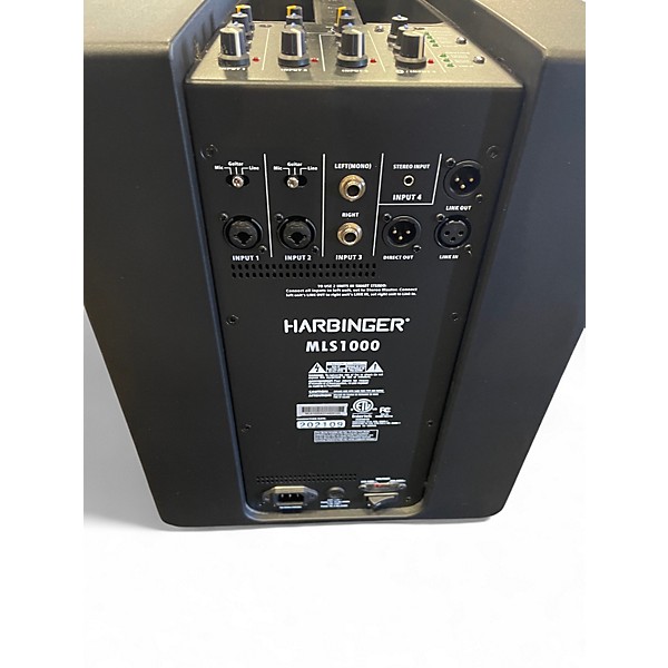 Used Harbinger MLS1000 Powered Speaker