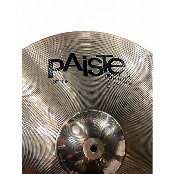 Used Paiste 20in 201 Bronze Cymbal