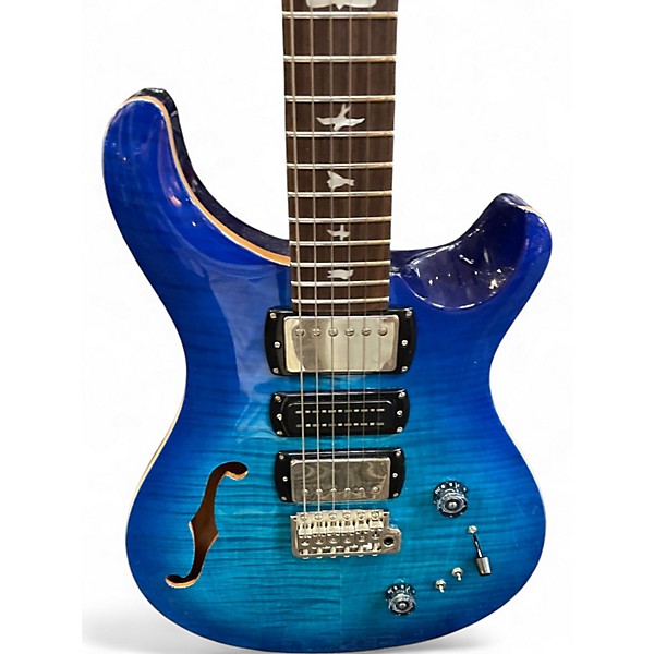 Used PRS SE SPECIAL SEMI HOLLOW BLUE FADE Hollow Body Electric Guitar