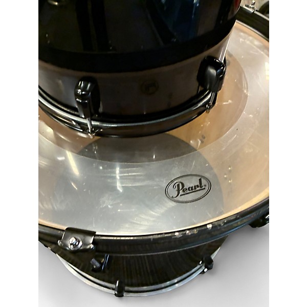 Used Pearl 4 Piece Soundcheck Black Drum Kit