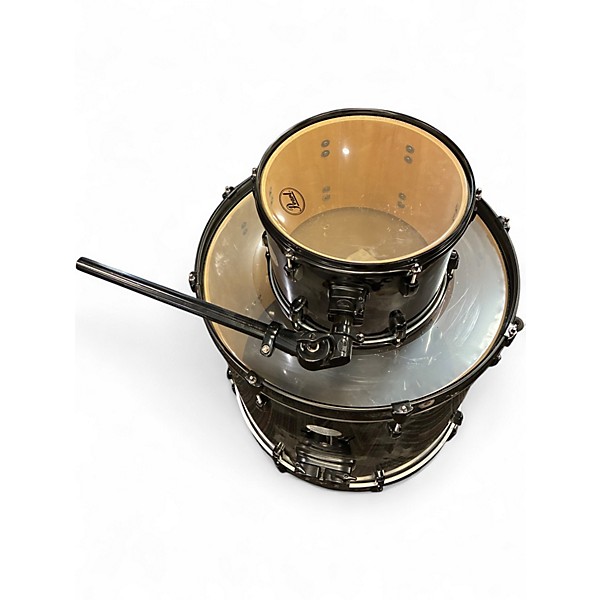Used Pearl 4 Piece Soundcheck Black Drum Kit