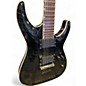 Used ESP LTD MH401QMNT Trans Black Solid Body Electric Guitar thumbnail