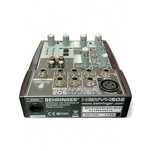 Used Behringer Xenyx 502 Unpowered Mixer