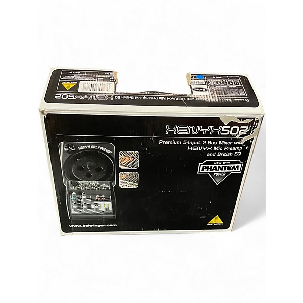 Used Behringer Xenyx 502 Unpowered Mixer