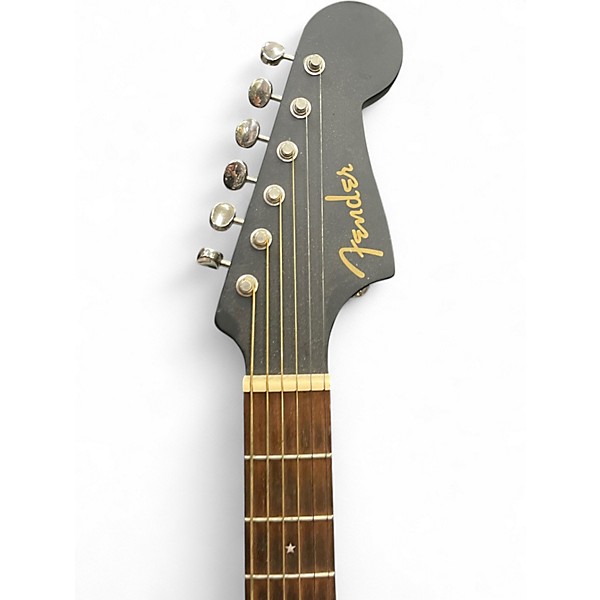 Used Fender JOE STRUMMER CAMPFIRE Black Acoustic Electric Guitar