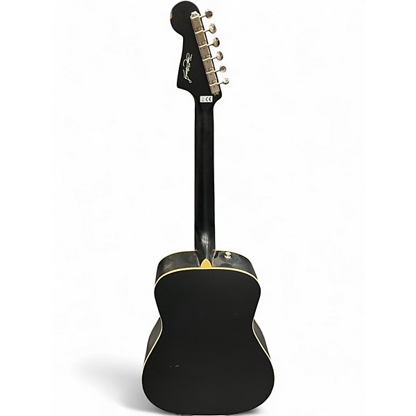 Used Fender JOE STRUMMER CAMPFIRE Black Acoustic Electric Guitar